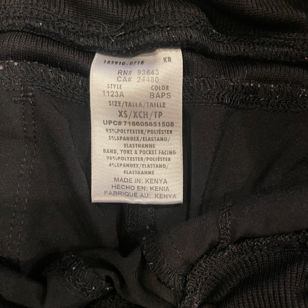 Cherokee Infinity Black Drawstring Scrub Pants Wo… - image 7